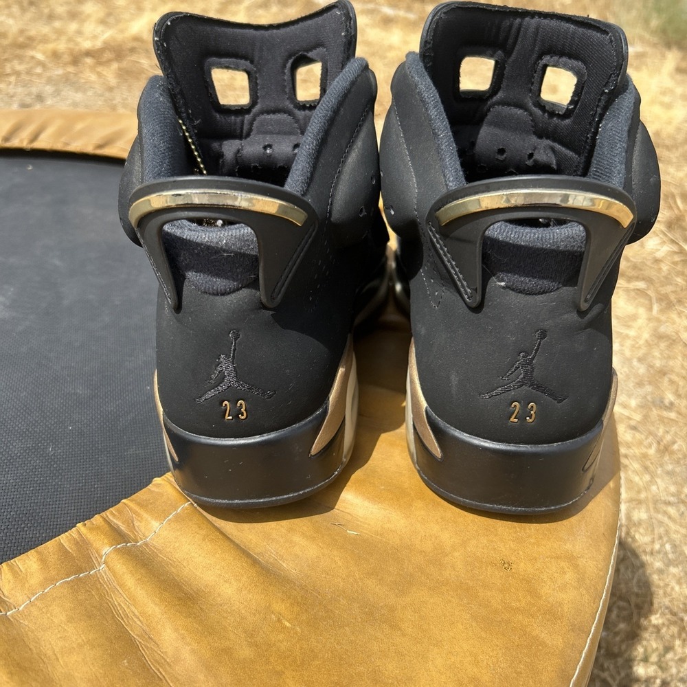 Air Jordan Retro 6 DMP 2020 Black/Gold Size 10 - Picture 4 of 8
